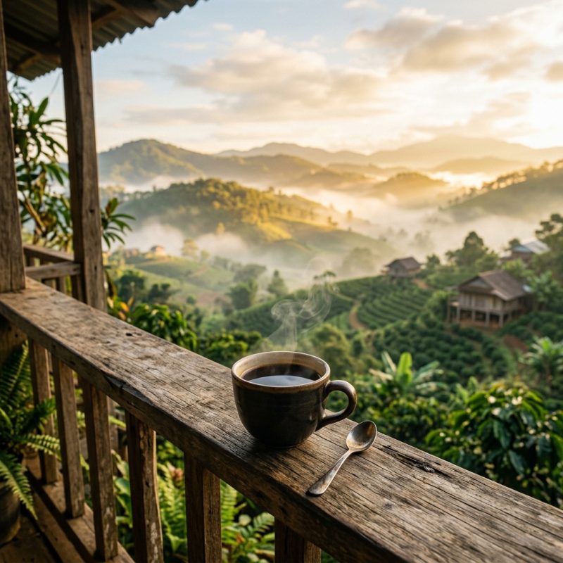 Thuong thuc ca phe sang tai vung cao nguyen